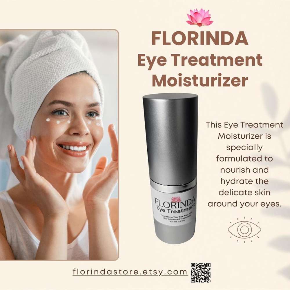 Florinda Beauty Eye Treatment Moisturizer 0.5oz